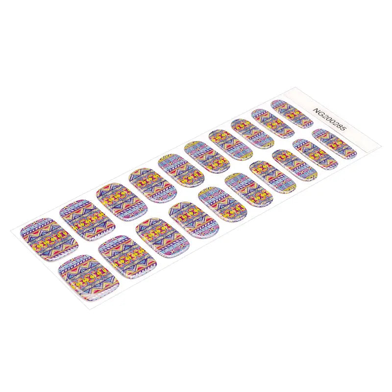 Gel Press On Knit Embossed — Semi-Cured Gel Nail Wraps
