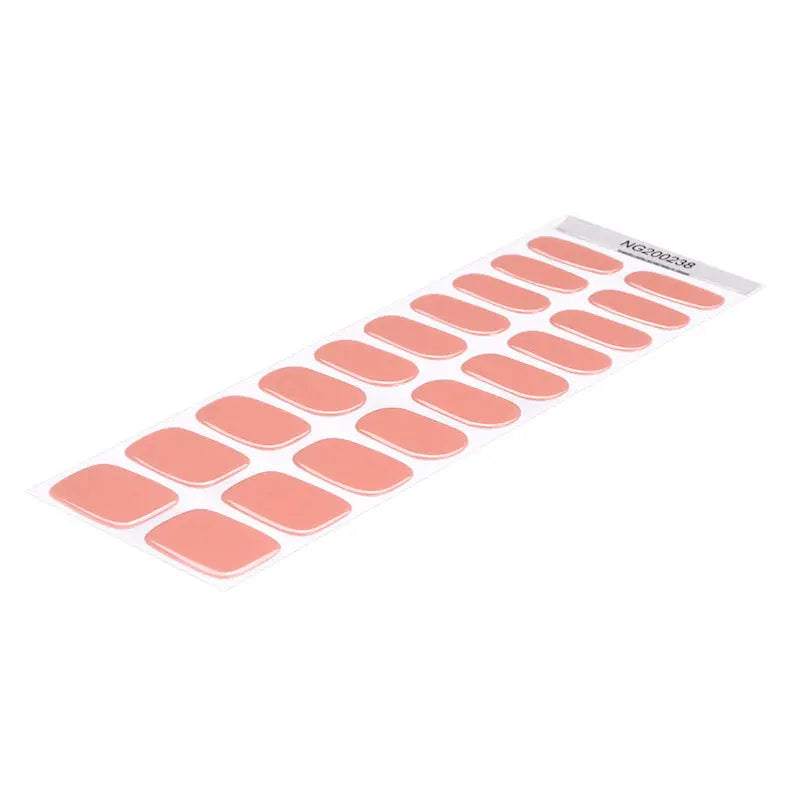 Art Stickers For Gel Polish Wholeslae Orange — Semi-Cured Gel Nail Wraps