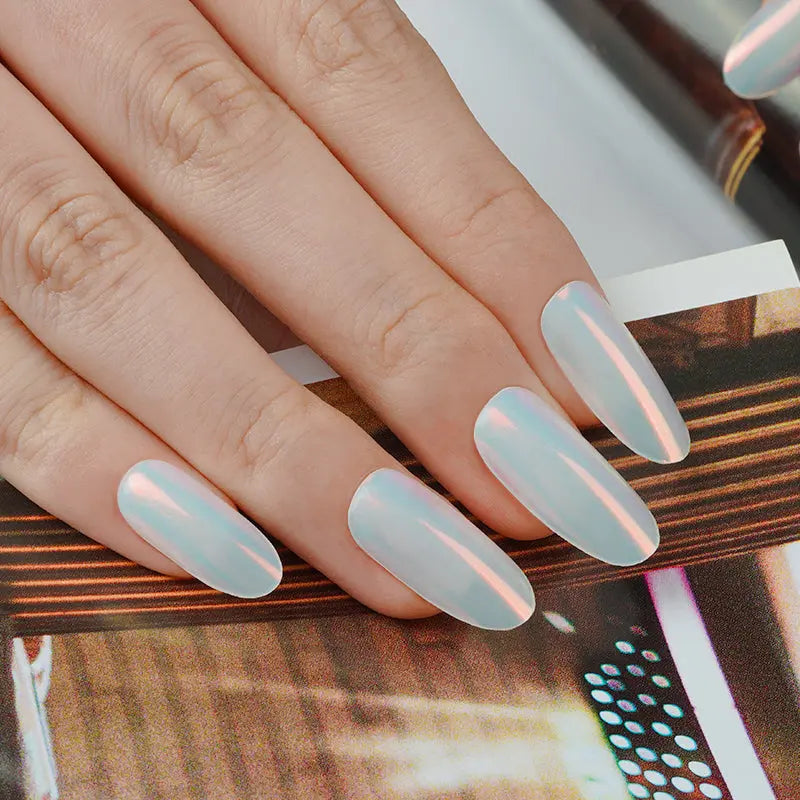 Light Mint — Semi-Cured Gel Nail Wraps