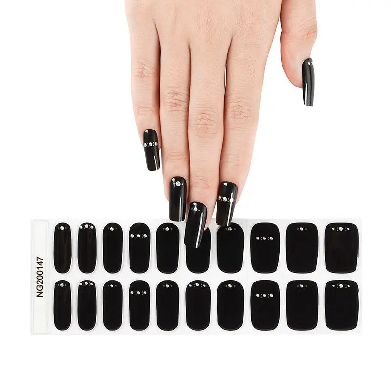 For Manicures Diamond Art — Semi-Cured Gel Nail Wraps