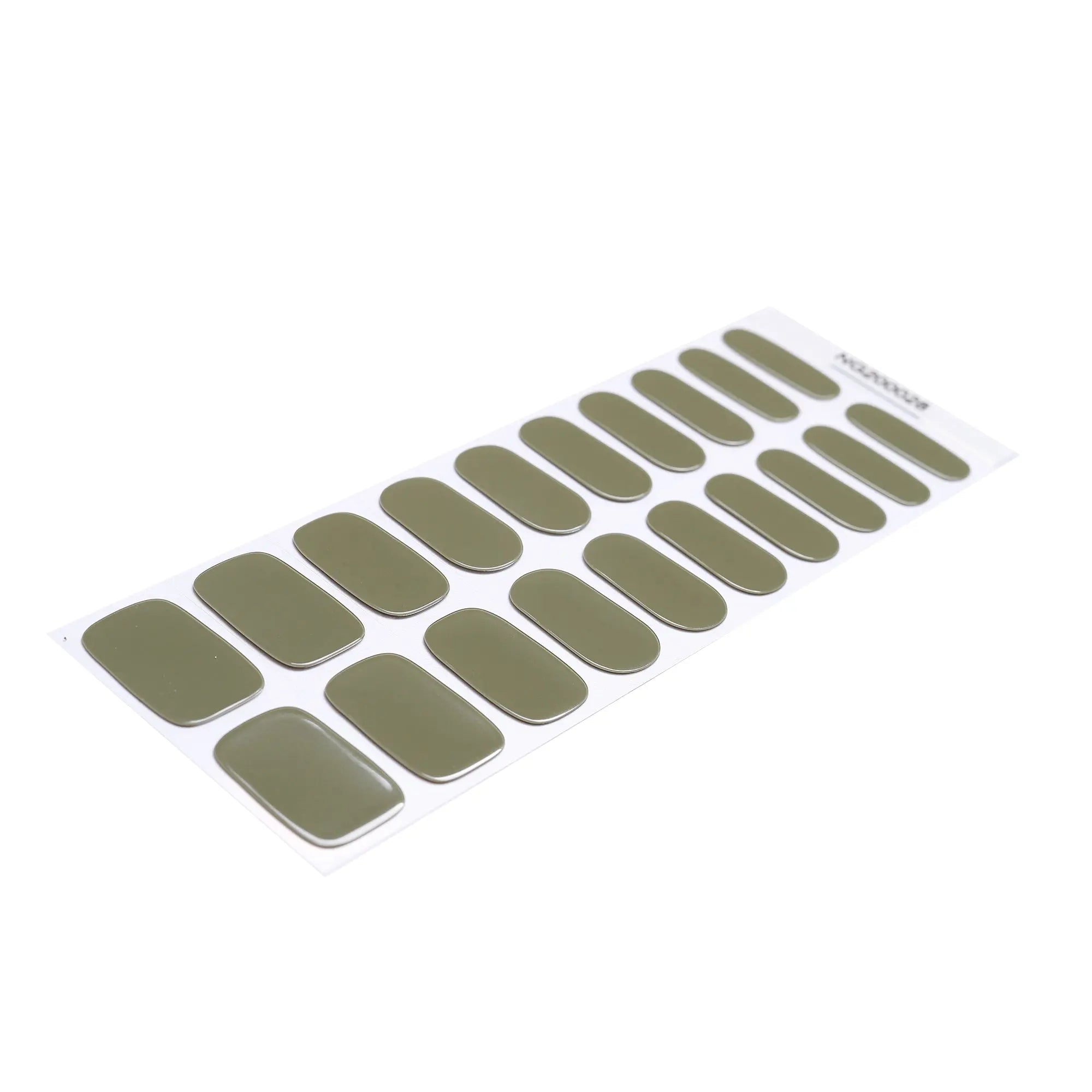Solid Grass Green — Semi-Cured Gel Nail Wraps
