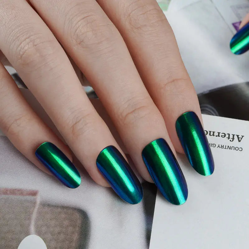 Emerald Green — Semi-Cured Gel Nail Wraps
