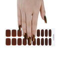 Aurora Ruby Red Nails — Semi-Cured Gel Nail Wraps