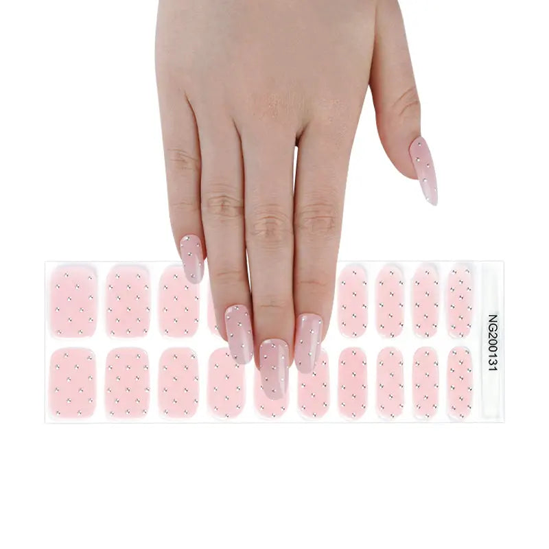Pink Drop — Semi-Cured Gel Nail Wraps