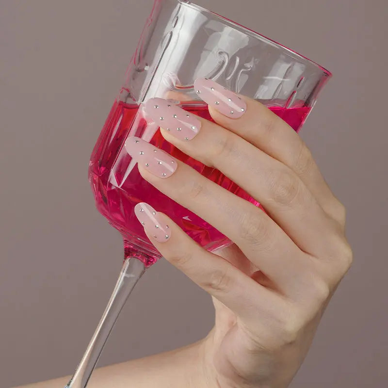 Pink Drop — Semi-Cured Gel Nail Wraps