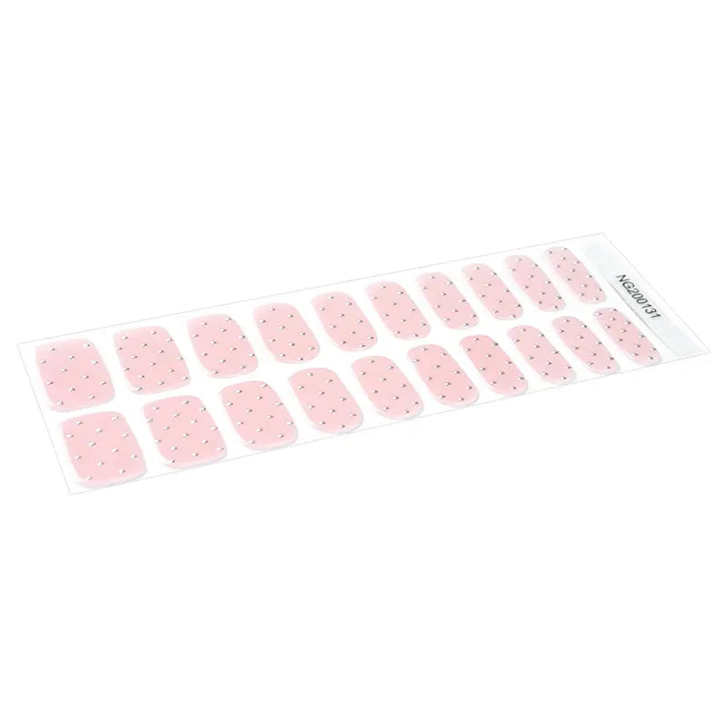 Pink Drop — Semi-Cured Gel Nail Wraps