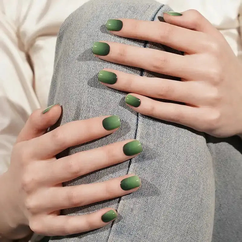 Ombre Greem — Semi-Cured Gel Nail Wraps
