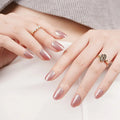Ombre Pink Glitter Gel Strips — Semi-Cured Gel Nail Wraps