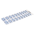 Press On Holographic Laser Powder Astral Blue Sparkle Adhesives — Semi-Cured Gel Nail Wraps