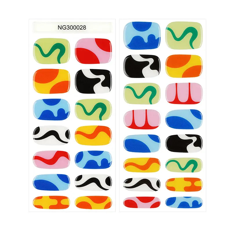 Summer Gel Strips — Semi-Cured Gel Nail Wraps