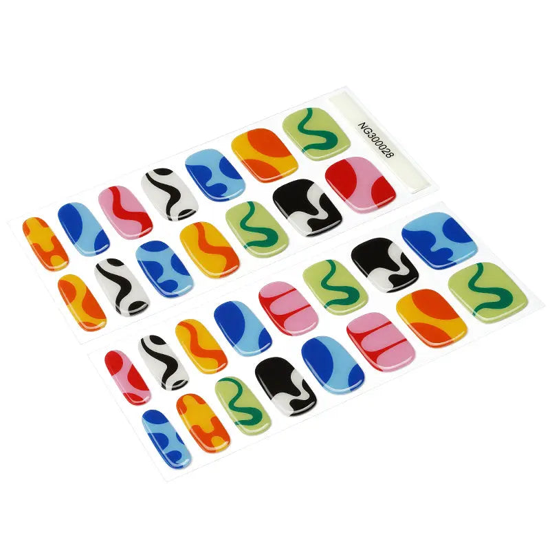 Summer Gel Strips — Semi-Cured Gel Nail Wraps