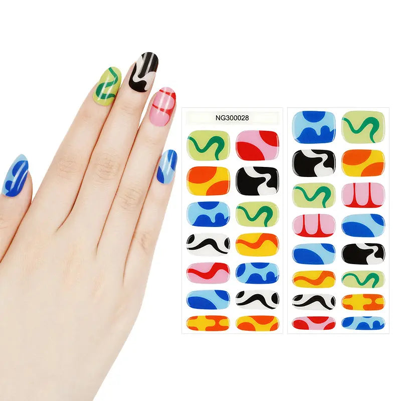 Summer Gel Strips — Semi-Cured Gel Nail Wraps