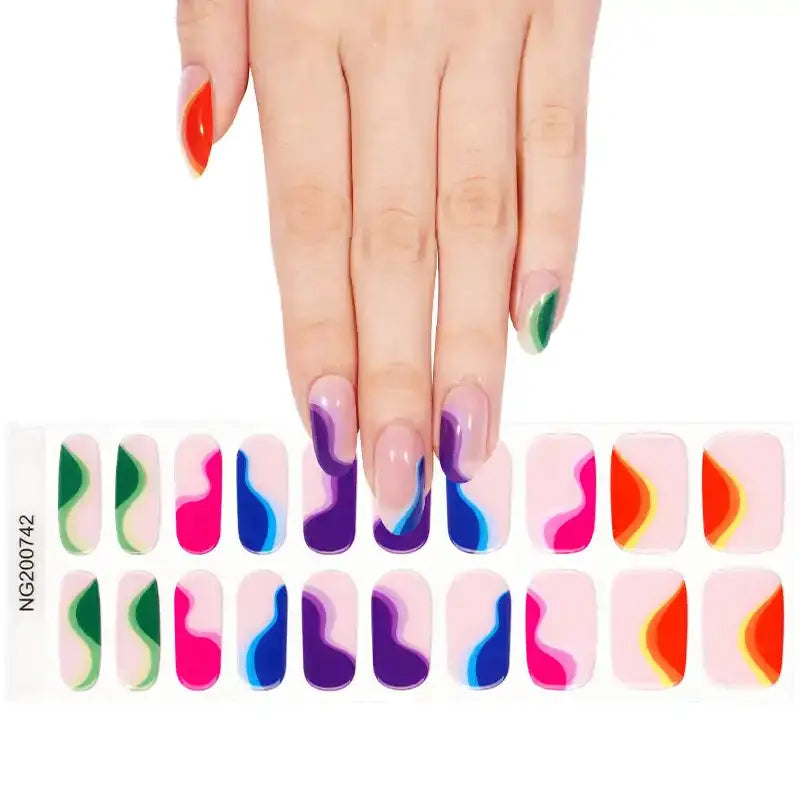 Swirls — Semi-Cured Gel Nail Wraps