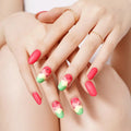 Watermelon Art Design Matte — Semi-Cured Gel Nail Wraps