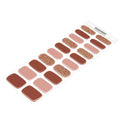 Customizable Autumn Glitter Gel Stickers Fall For Brands — Semi-Cured Gel Nail Wraps