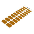 Customizable Brown Gel Stickers Autumn For Brands — Semi-Cured Gel Nail Wraps