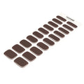Customizable Brown Gel Stickers Fall For Brands — Semi-Cured Gel Nail Wraps