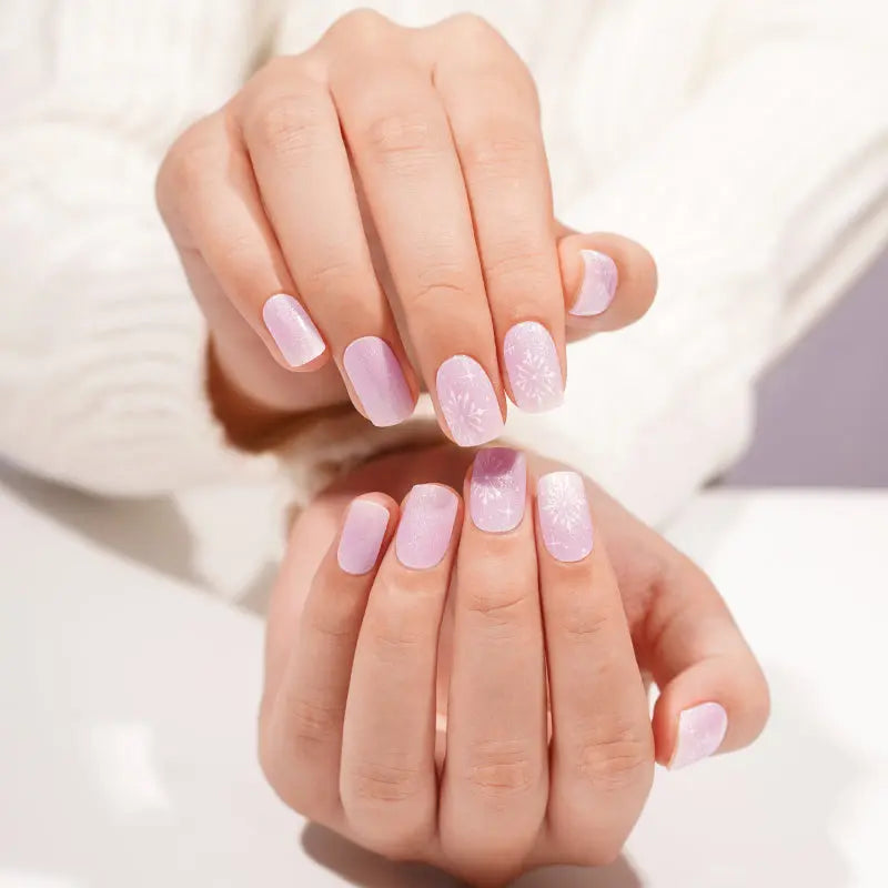Customizable Ombre Gel Stickers Christmas For Brands — Semi-Cured Gel Nail Wraps