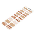 Customizable Plaid Gel Stickers For Brands — Semi-Cured Gel Nail Wraps
