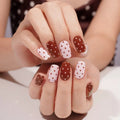 Customizable Polka Dot Gel Stickers For Brands — Semi-Cured Gel Nail Wraps