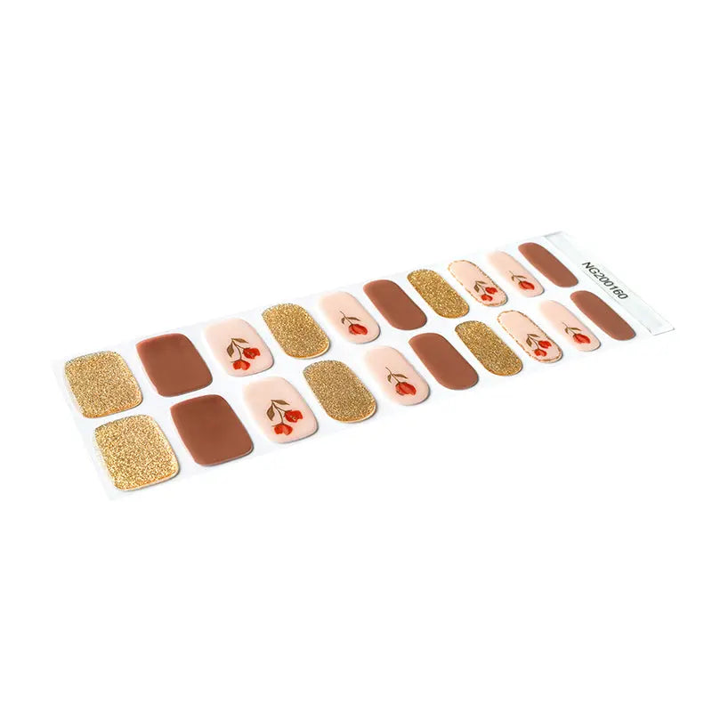 Diverse Collection Of In Various Designs Tulip — Semi-Cured Gel Nail Wraps