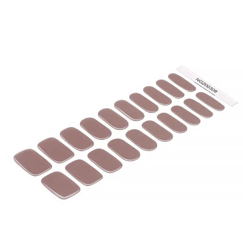 Home Manicure Set — Semi-Cured Gel Nail Wraps