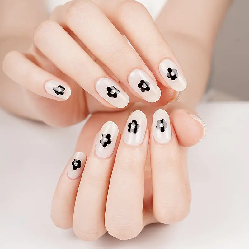 Flower Designs Summer New Design Gel — Semi-Cured Gel Nail Wraps