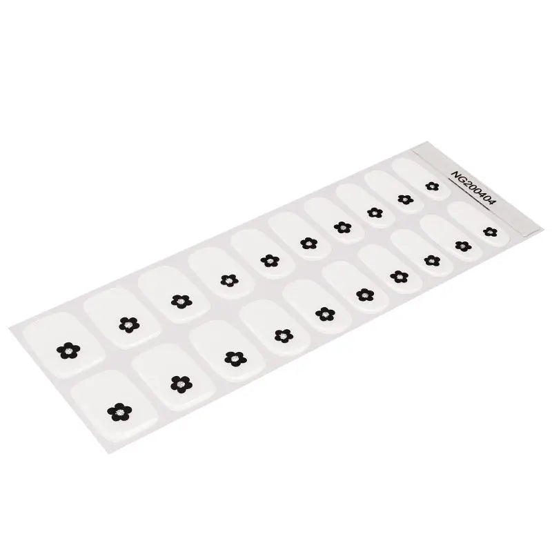 Flower Designs Summer New Design Gel — Semi-Cured Gel Nail Wraps