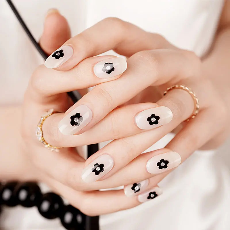 Flower Designs Summer New Design Gel — Semi-Cured Gel Nail Wraps