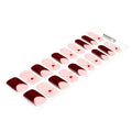 French Heart — Semi-Cured Gel Nail Wraps