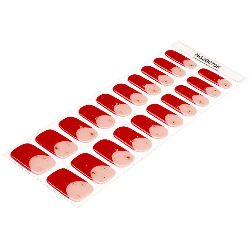 French — Semi-Cured Gel Nail Wraps