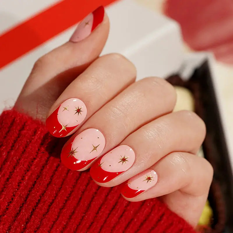 French — Semi-Cured Gel Nail Wraps