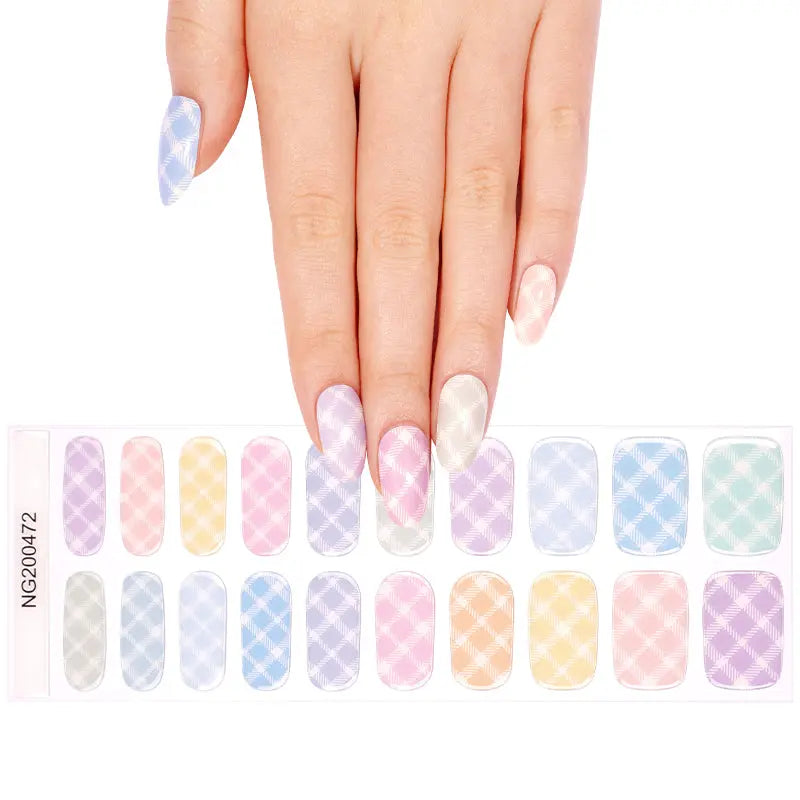 Gel Grid — Semi-Cured Gel Nail Wraps