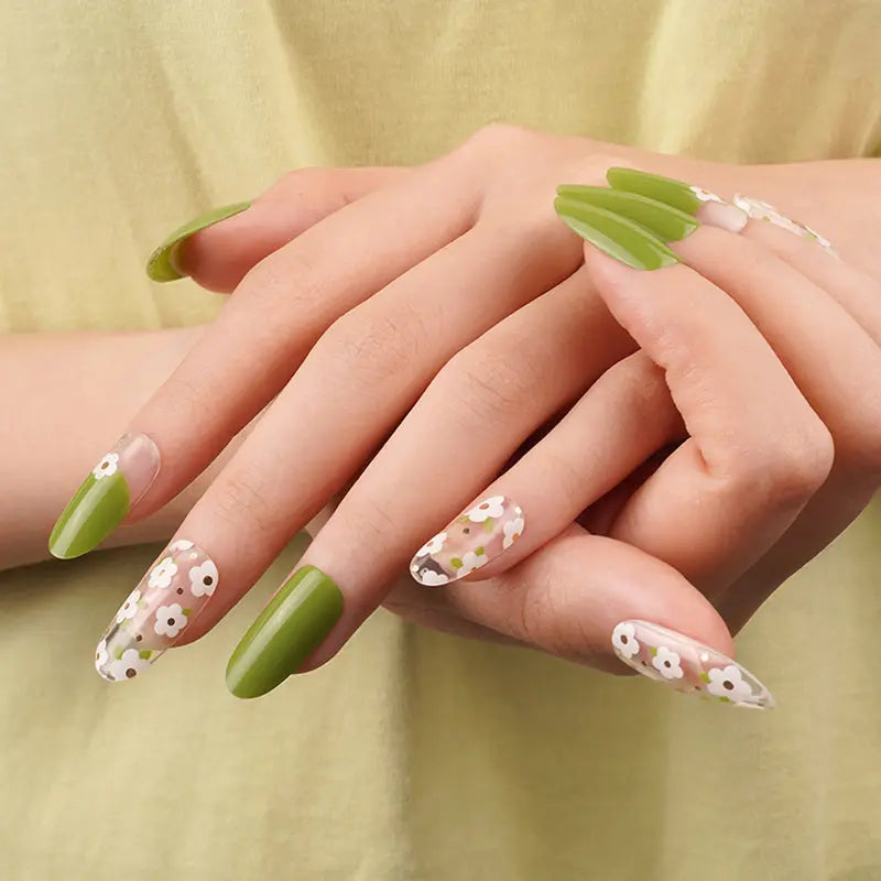 Gel With Uv Light Transparent White — Semi-Cured Gel Nail Wraps