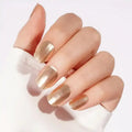 Golden Mirror — Semi-Cured Gel Nail Wraps