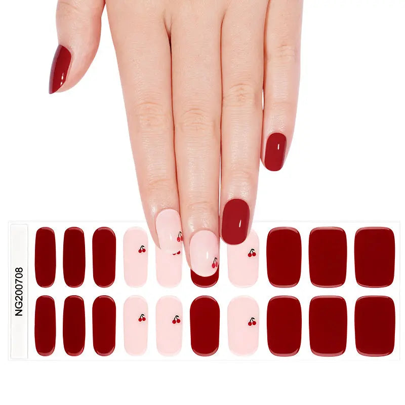 Heart — Semi-Cured Gel Nail Wraps