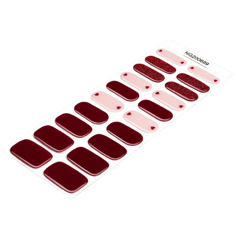 Heart-shaped Valentine's Day Gifts — Semi-Cured Gel Nail Wraps