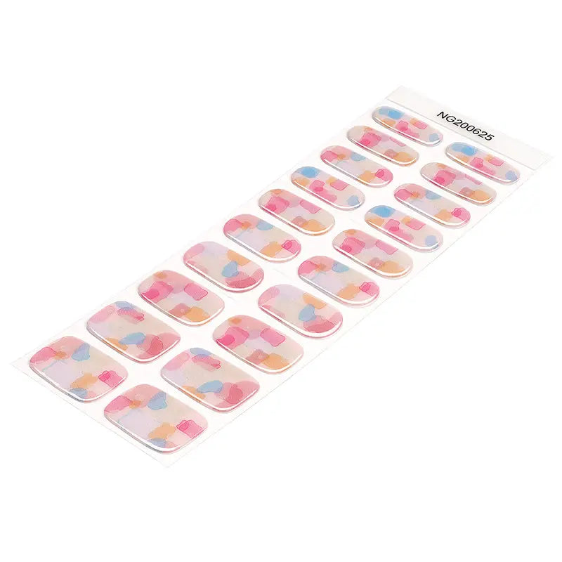 New Gel Stickers Self Adhesive — Semi-Cured Gel Nail Wraps