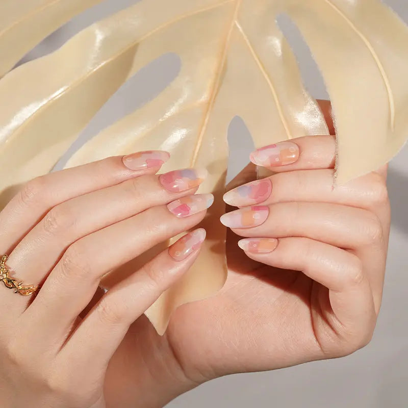 New Gel Stickers Self Adhesive — Semi-Cured Gel Nail Wraps