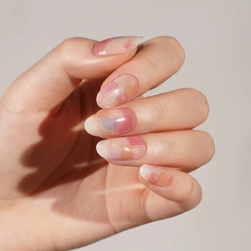 New Gel Stickers Self Adhesive — Semi-Cured Gel Nail Wraps
