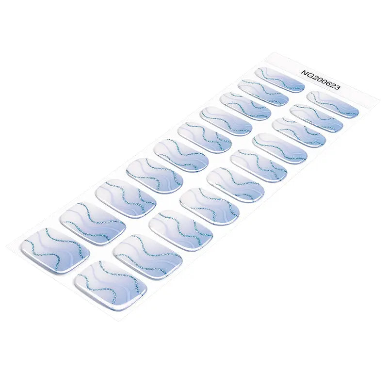 Hot Selling Stickers Gel With The Uv Lamp — Semi-Cured Gel Nail Wraps