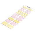 Purple And Yellow Mirror Chrome Gel Stickers — Semi-Cured Gel Nail Wraps