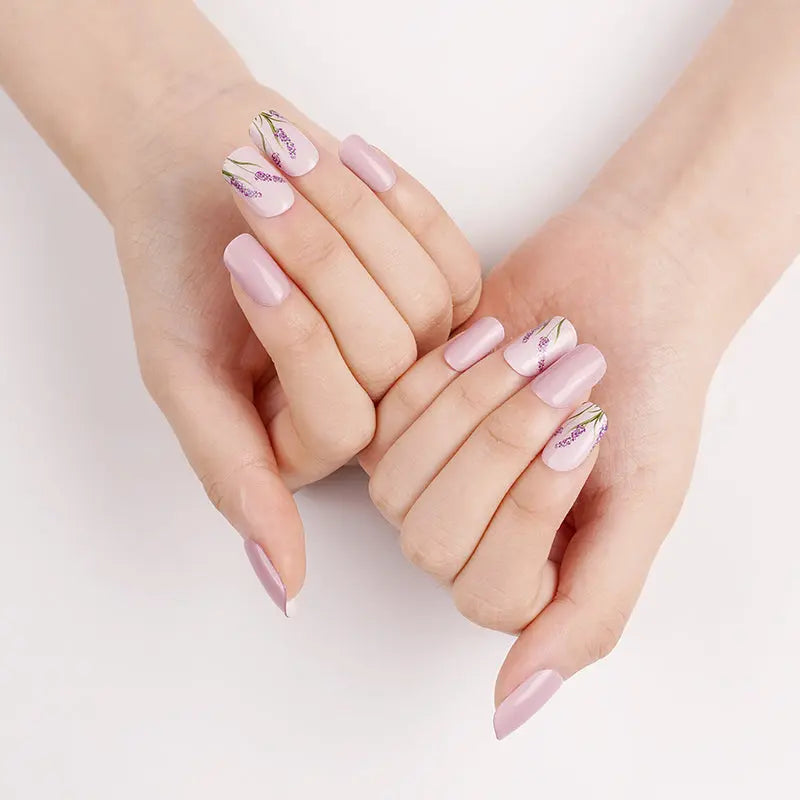 Lavender Sticker Gel Wholesalepurple Sticker — Semi-Cured Gel Nail Wraps