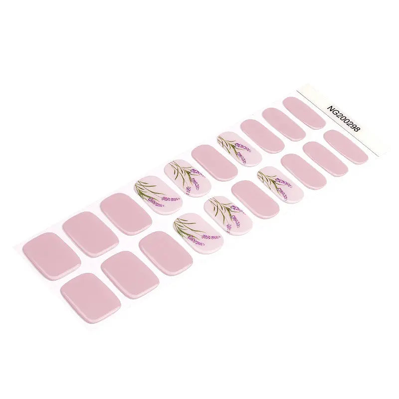 Lavender Sticker Gel Wholesalepurple Sticker — Semi-Cured Gel Nail Wraps
