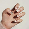 Leopard Print Gel Stickers Glitter — Semi-Cured Gel Nail Wraps
