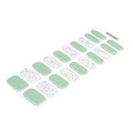 Mint Green Glitter — Semi-Cured Gel Nail Wraps