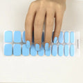 Sky Blue — Semi-Cured Gel Nail Wraps