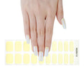 Light Yellow — Semi-Cured Gel Nail Wraps