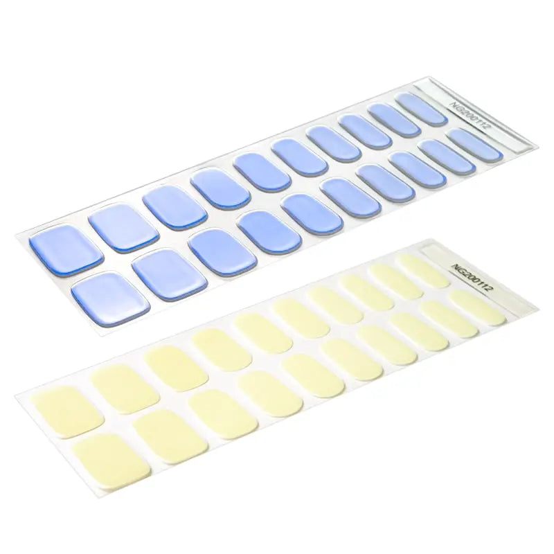 Light Yellow — Semi-Cured Gel Nail Wraps