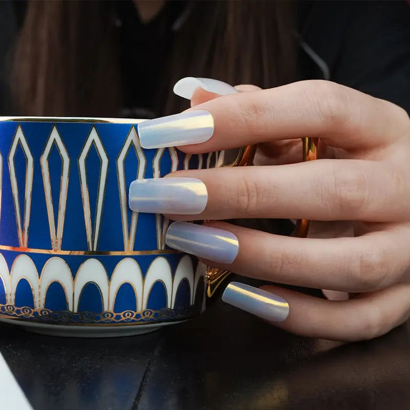 Light Blue — Semi-Cured Gel Nail Wraps